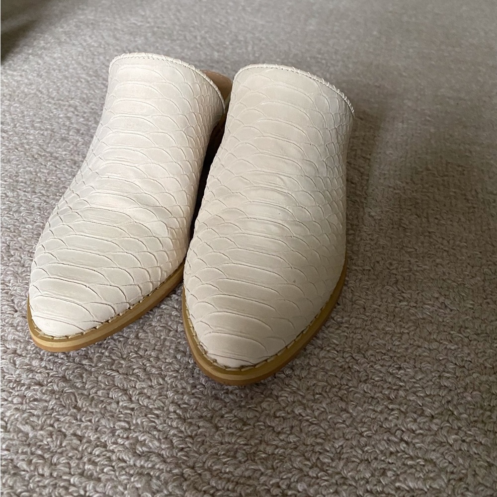 White leather mules Miim